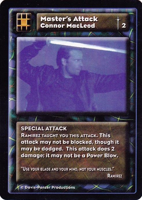 Master's Attack (Connor MacLeod)